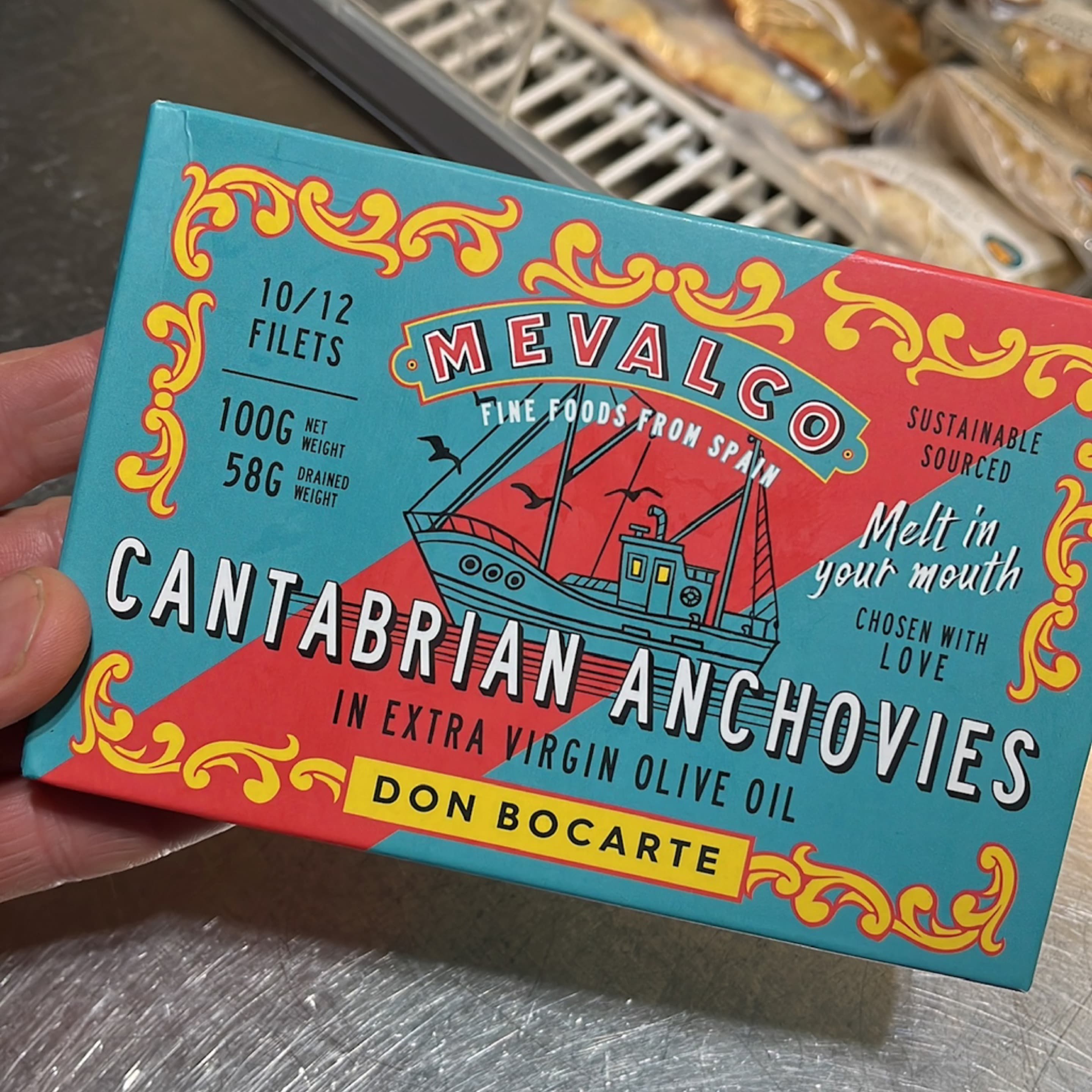 Anchovies Mevalco Don Bocarte 100g